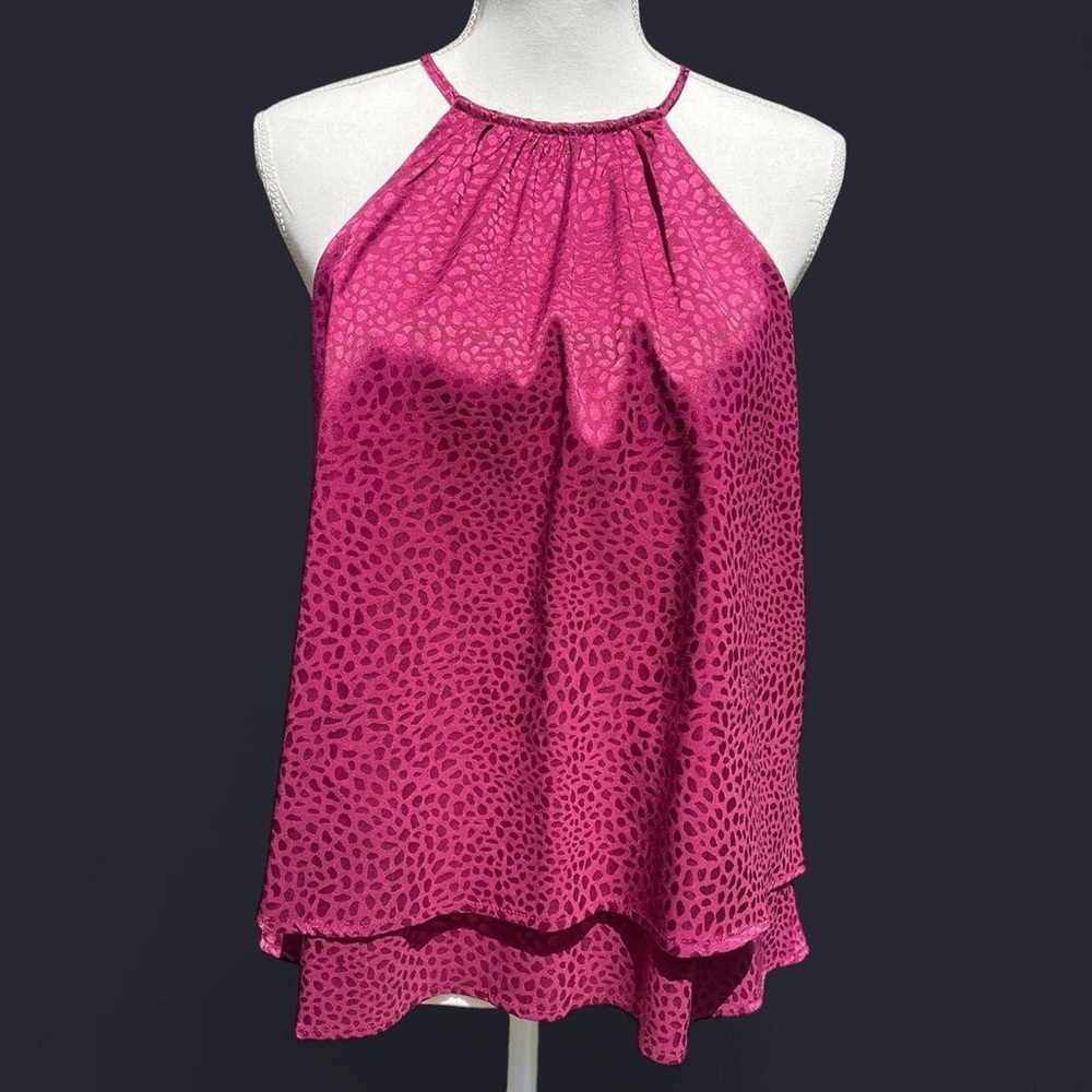 Elegant Pink Halter Top
